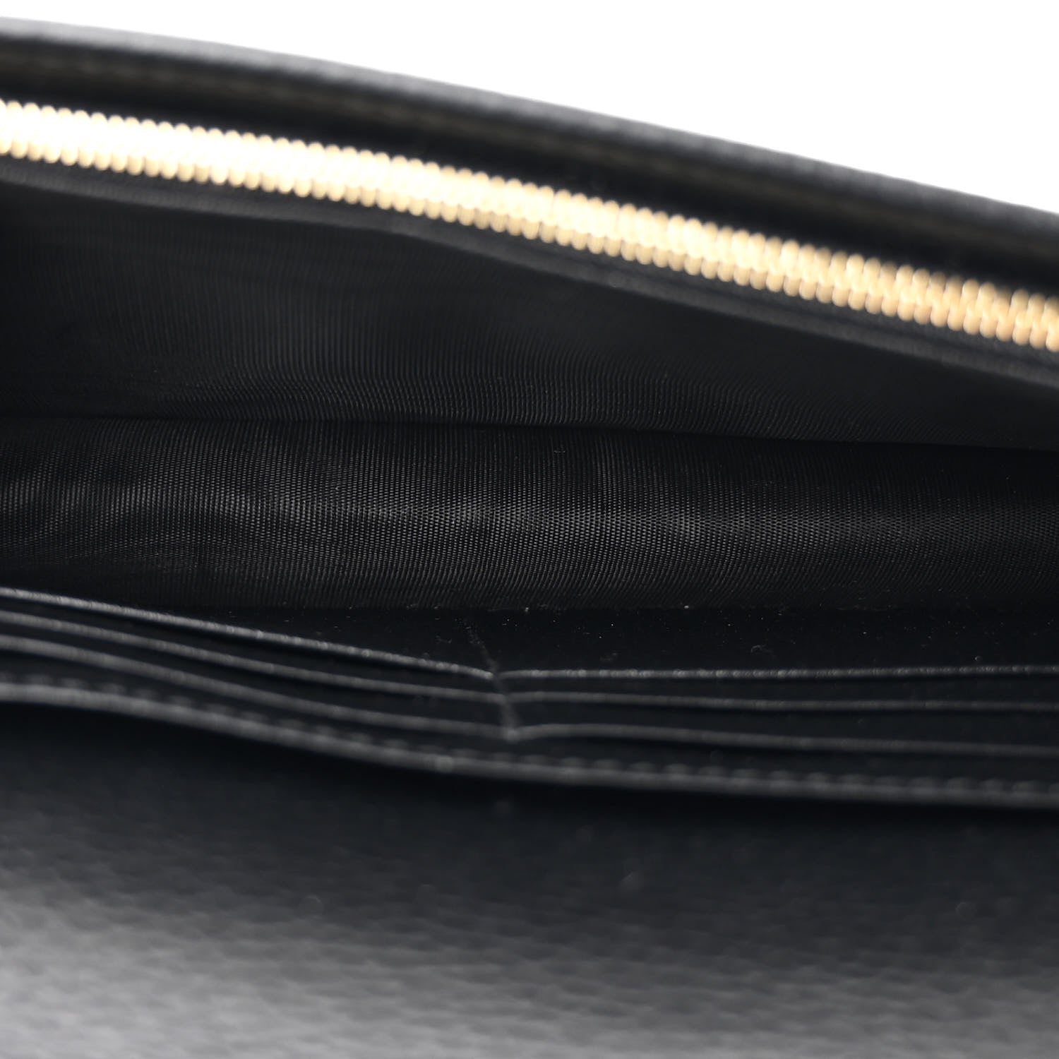 Gucci Calfskin Mini GG Marmont Chain Wallet Black 5 of 11