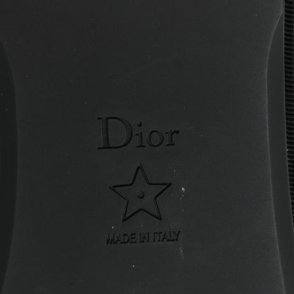 Christian Dior Canvas Embroidered Toile De Jouy Chez Moi Sandal 40 Black 6 of 8