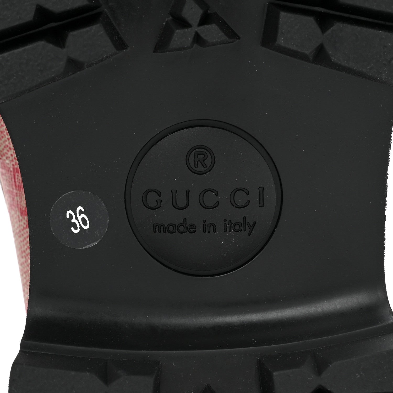 Gucci GG Supreme Monogram Cordovan Lux Womens Harald Horsebit 25mm Platform Loafers 36 Beige Hibiscus Red 7 of 11