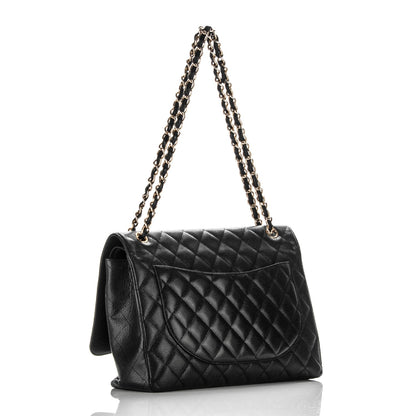 Chanel Caviar Quilted Maxi Double Flap Black 3 of 13