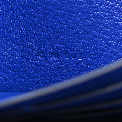 Hermes Chevre Mysore Kelly Longue Wallet Bleu Electrique 7 of 8