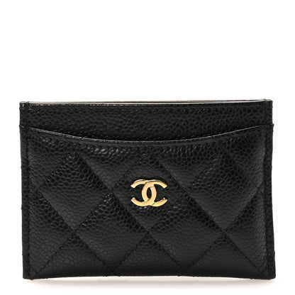 Chanel Caviar Quilted Card Holder Black 1 of 9