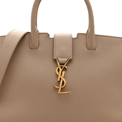 Saint Laurent Calfskin Baby Monogram Downtown Cabas Beige 8 of 10