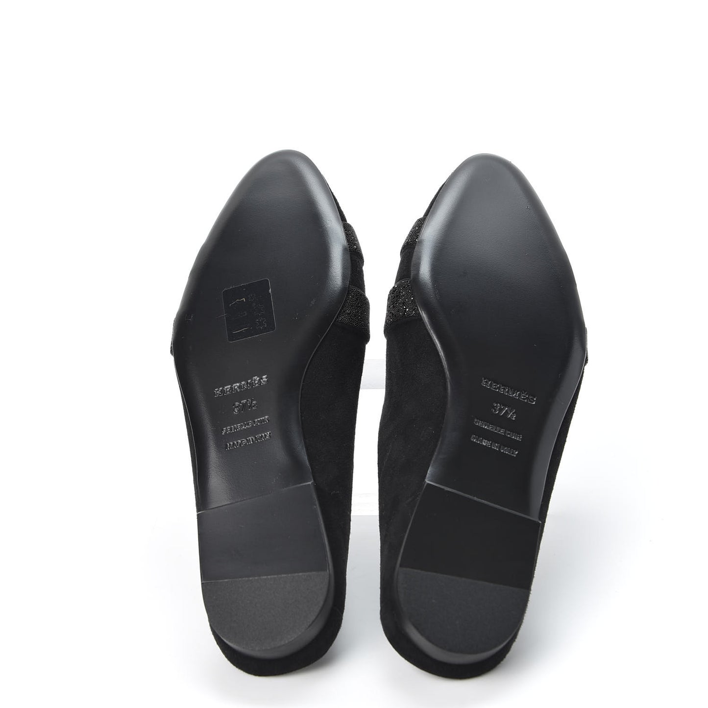 Suede Goatskin Crystal Roxane Mules 37.5 Black