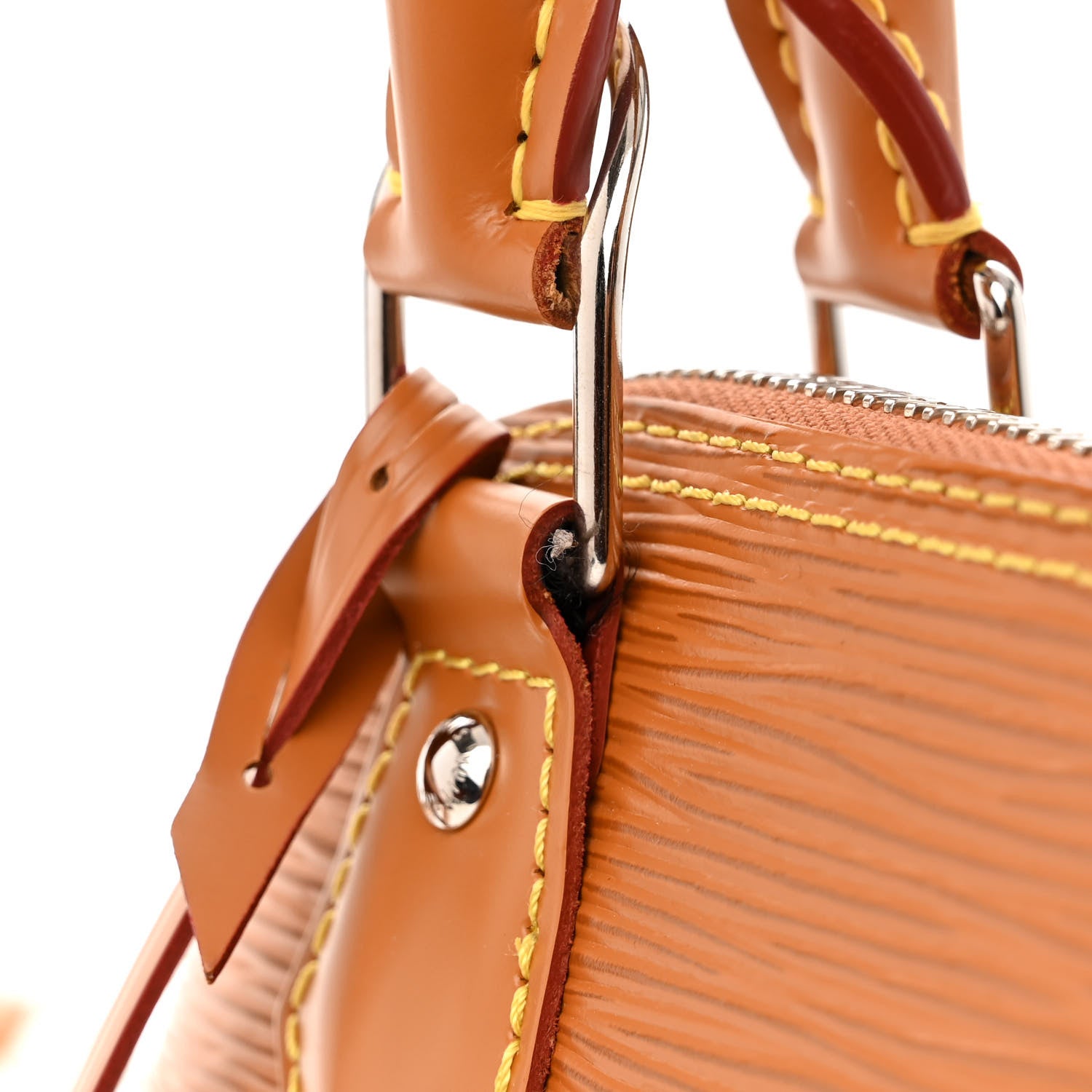 Louis Vuitton Epi Jacquard Alma BB Honey Gold 9 of 9