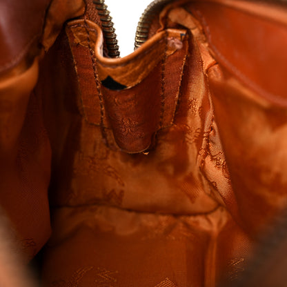 MCM Visetos Mini Boston Bag Cognac 12 of 28