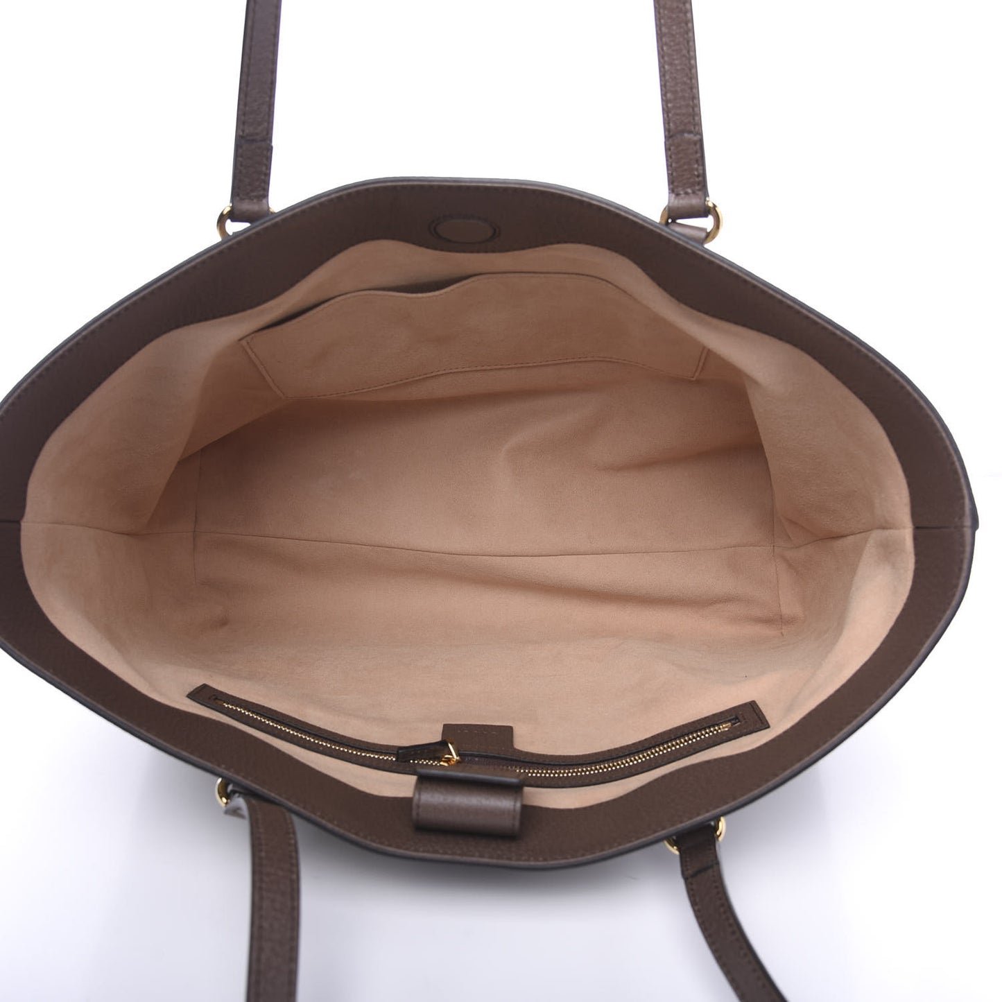 GG Supreme Monogram Medium Ophidia Shopping Tote Brown