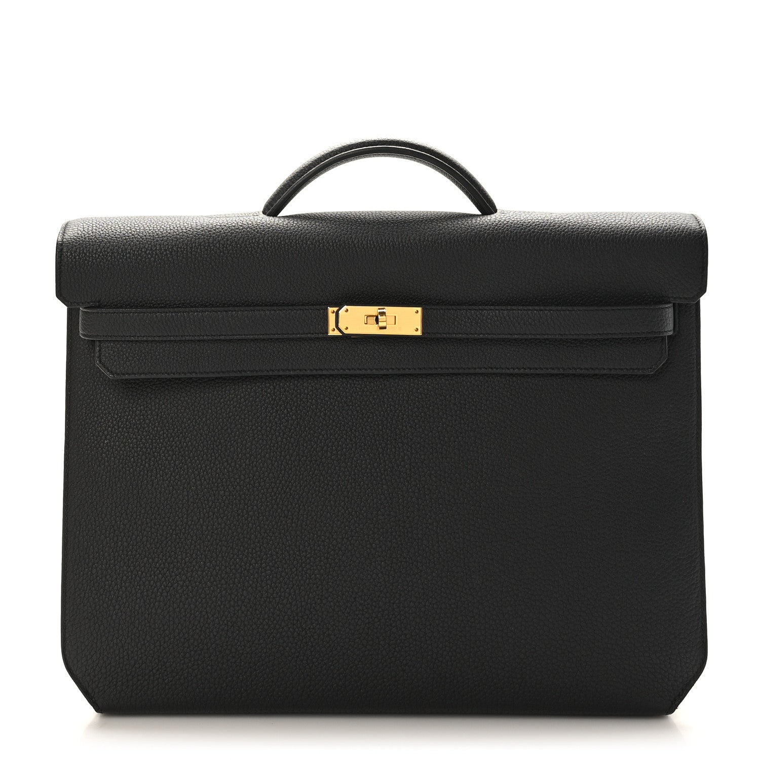 Hermes Togo Kelly Depeches 36 Black 1 of 9