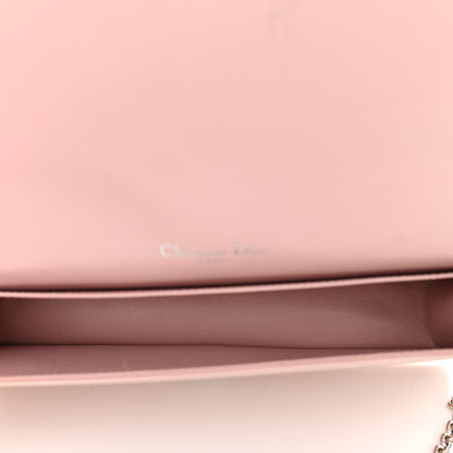 Christian Dior Patent Cannage Lady Dior Convertible Clutch Rose Des Vents 6 of 12