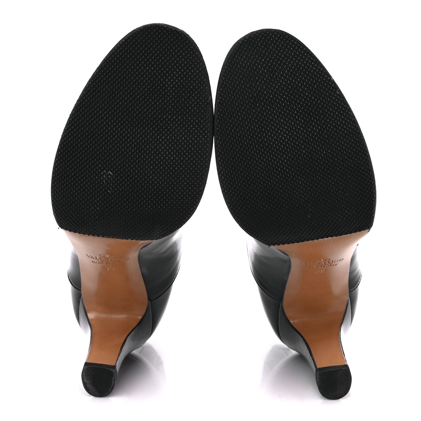 Patent Zip Booties 39 Black