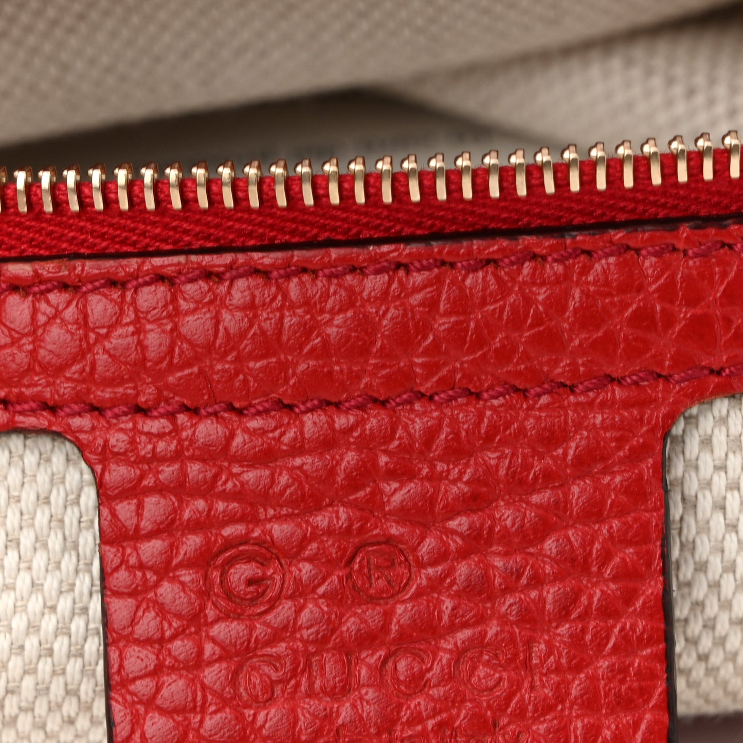 Pebbled Calfskin Medium Soho Flap Crossbody Vibrant Red