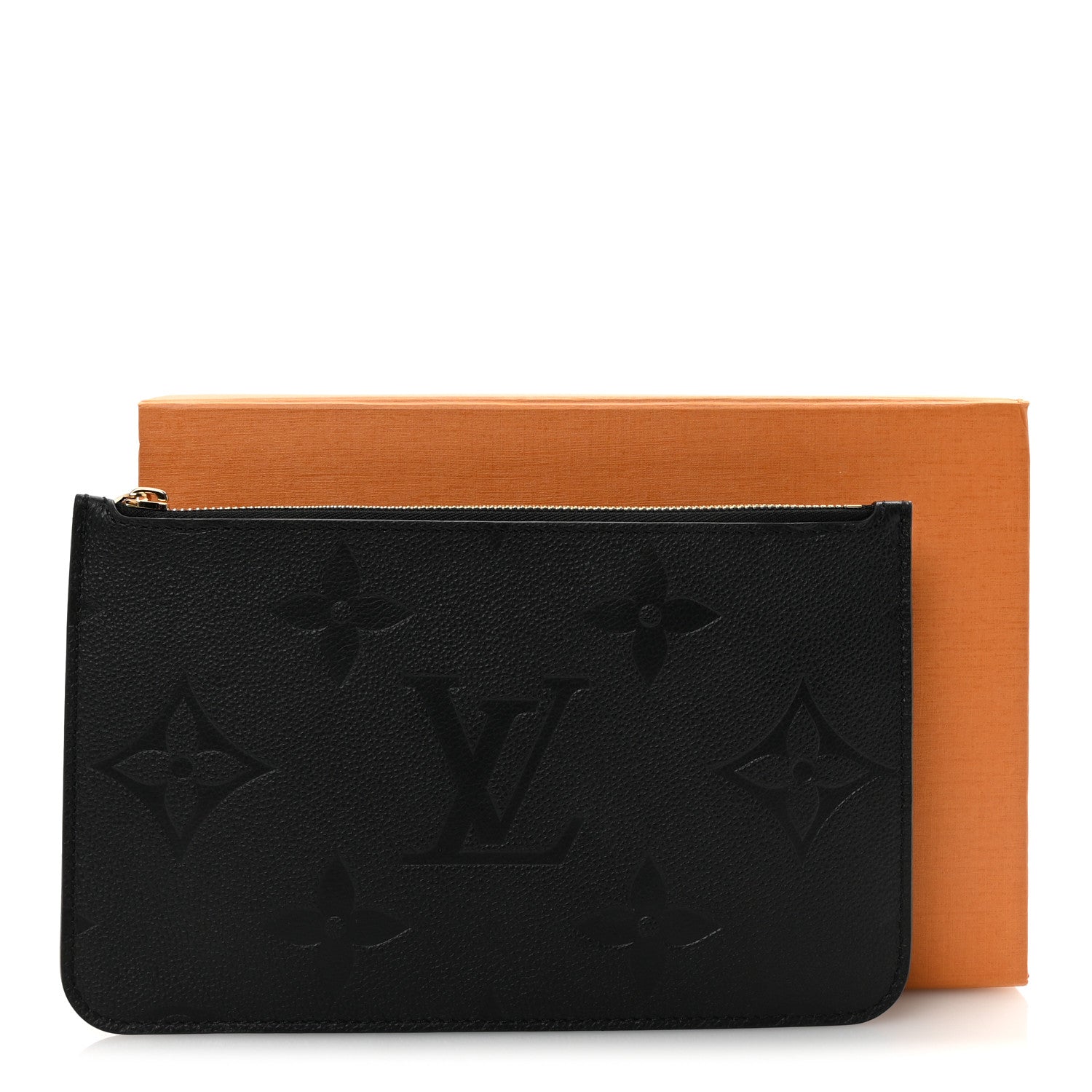 Louis Vuitton Empreinte Monogram Giant Neverfull MM Pochette Black 7 of 7