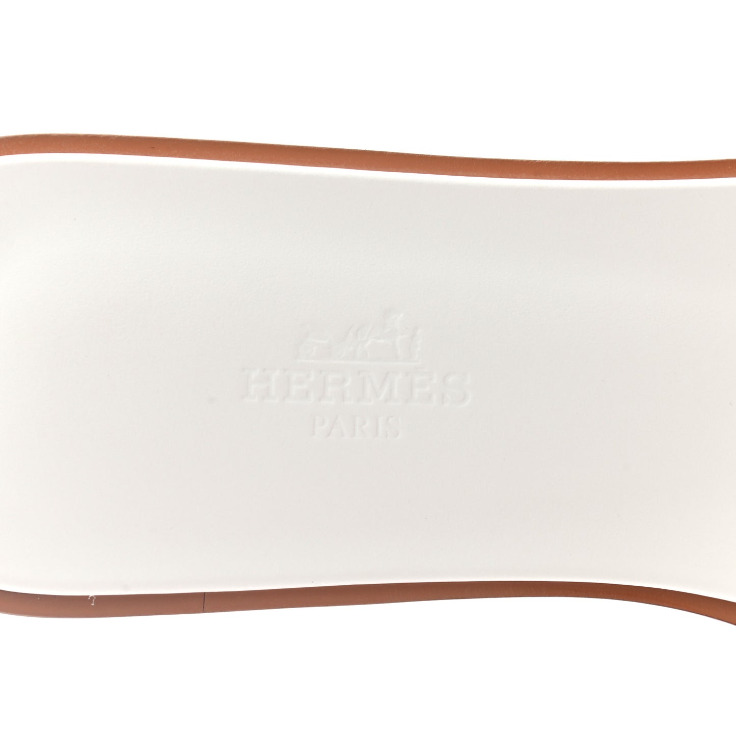 Box Calfskin Oran Sandals 39 White