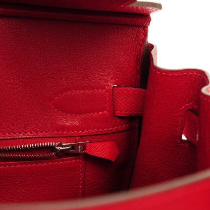 Hermes Epsom Birkin 30 Rouge Casaque 16 of 22