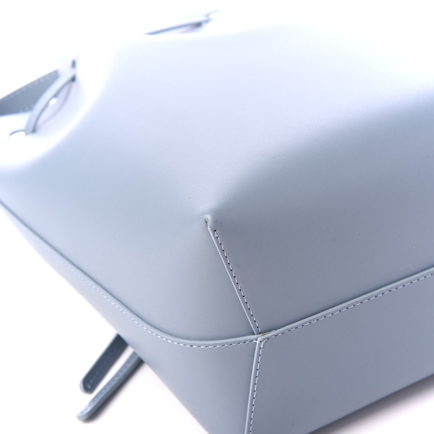 Mansur Gavriel Calfskin Mini Bucket Bag Grey Blue 7 of 10