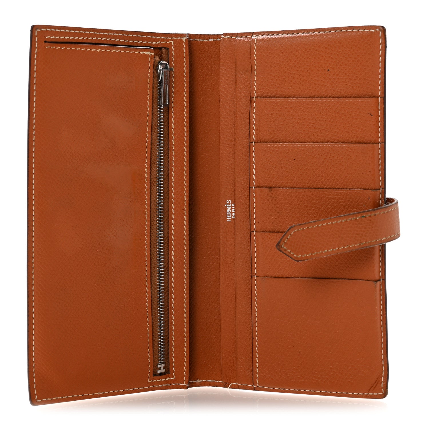 Hermes Epsom Bearn Gusset Wallet Gold 5 of 11