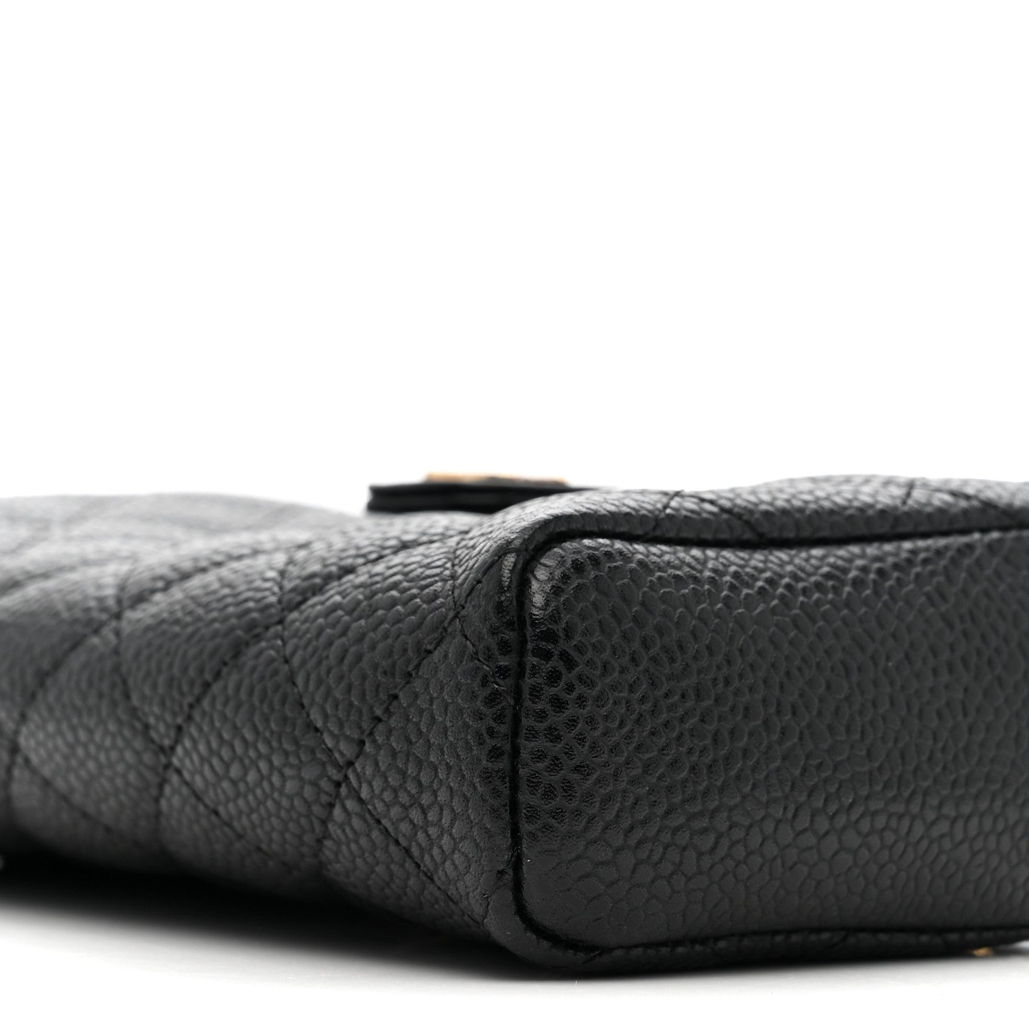 Chanel Caviar Quilted Phone Holder Black 12 of 12