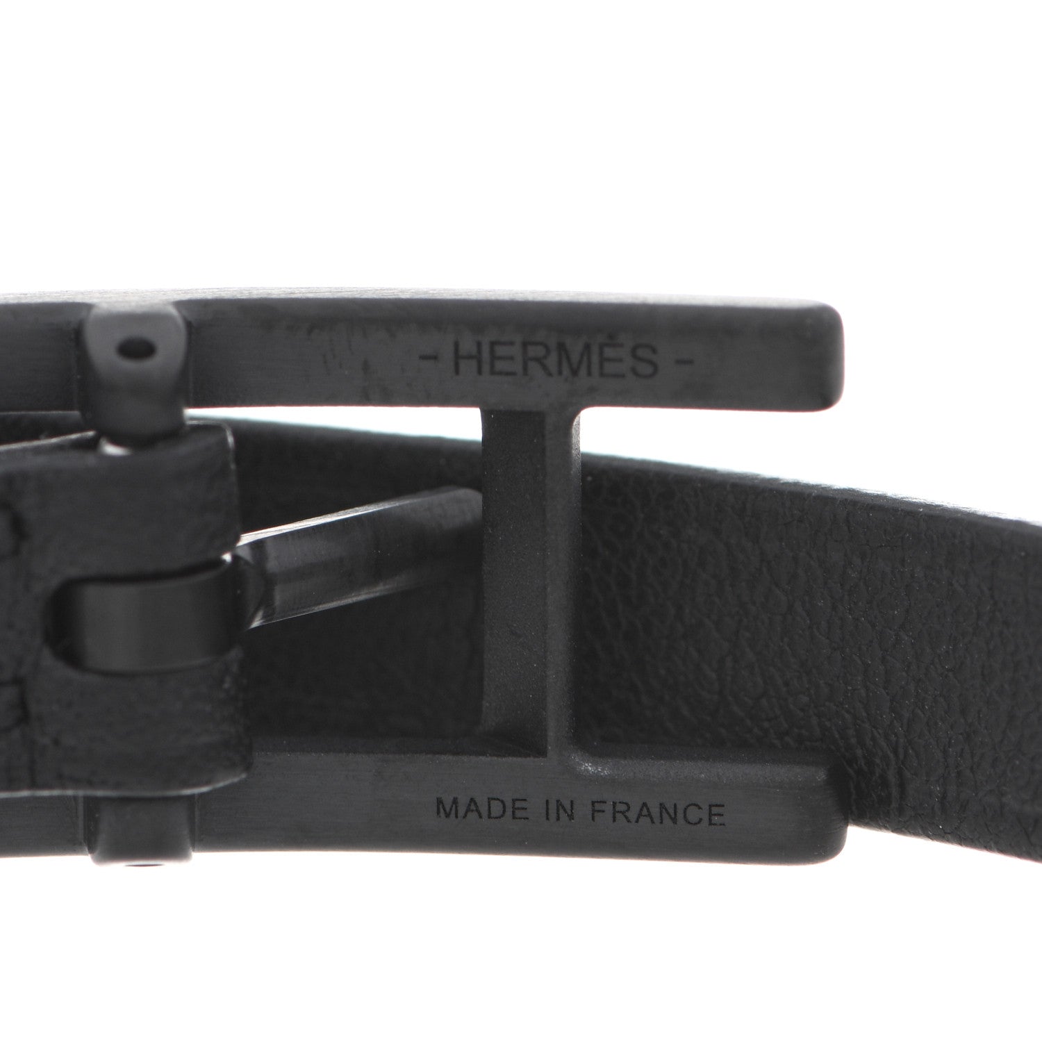 Hermes Epsom Behapi Double Tour Bracelet Black 4 of 5