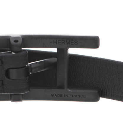 Hermes Epsom Behapi Double Tour Bracelet Black 4 of 5