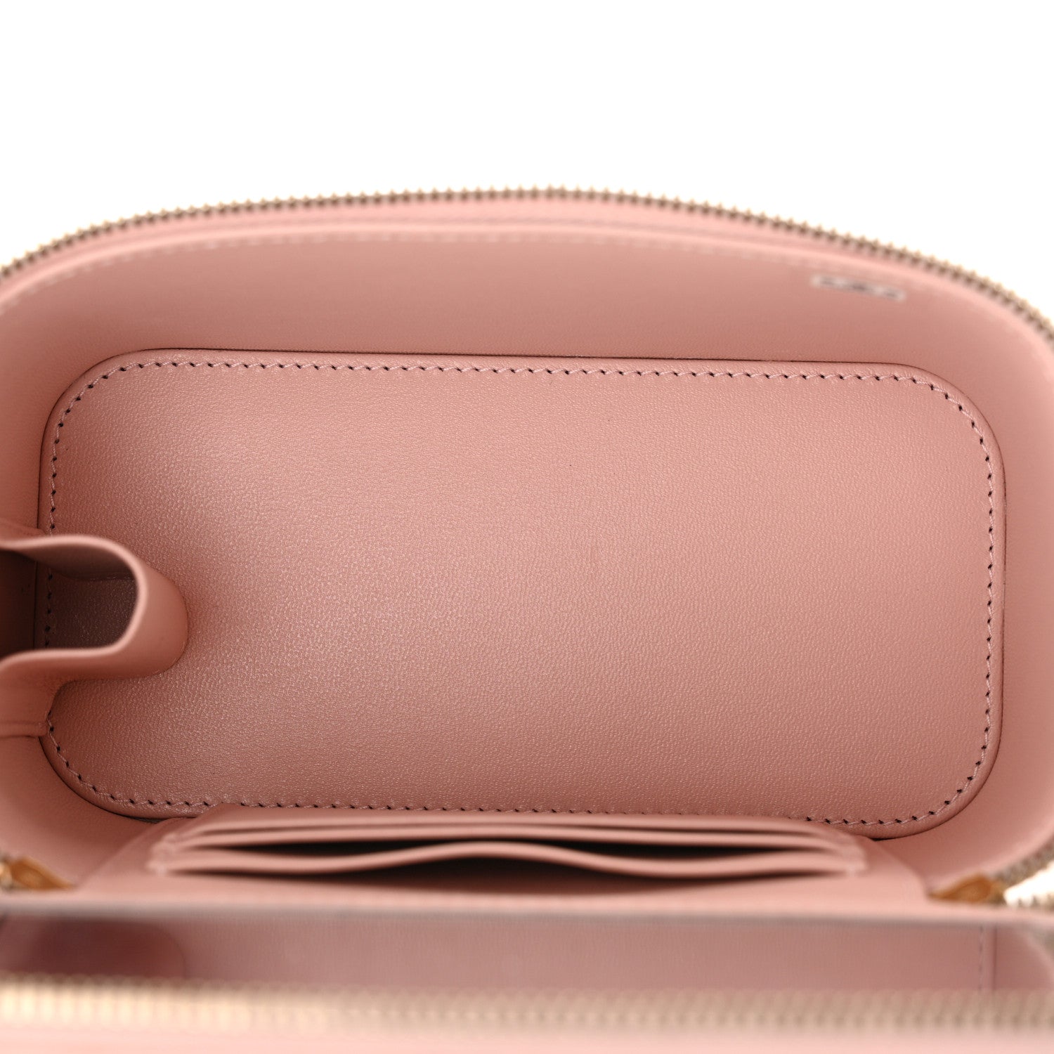 Chanel Lambskin Quilted Sweet Camellia Small Vanity Case With Chain Pink 5 of 12