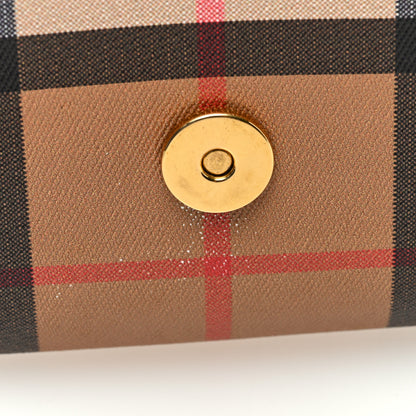 Burberry Vintage Check Henley Wallet On Chain Black 10 of 10