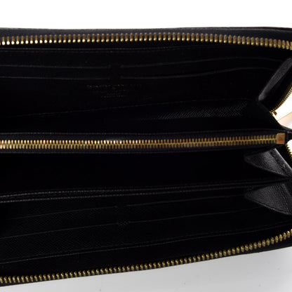 Louis Vuitton Damier Paillettes Zippy Wallet Black 5 of 7