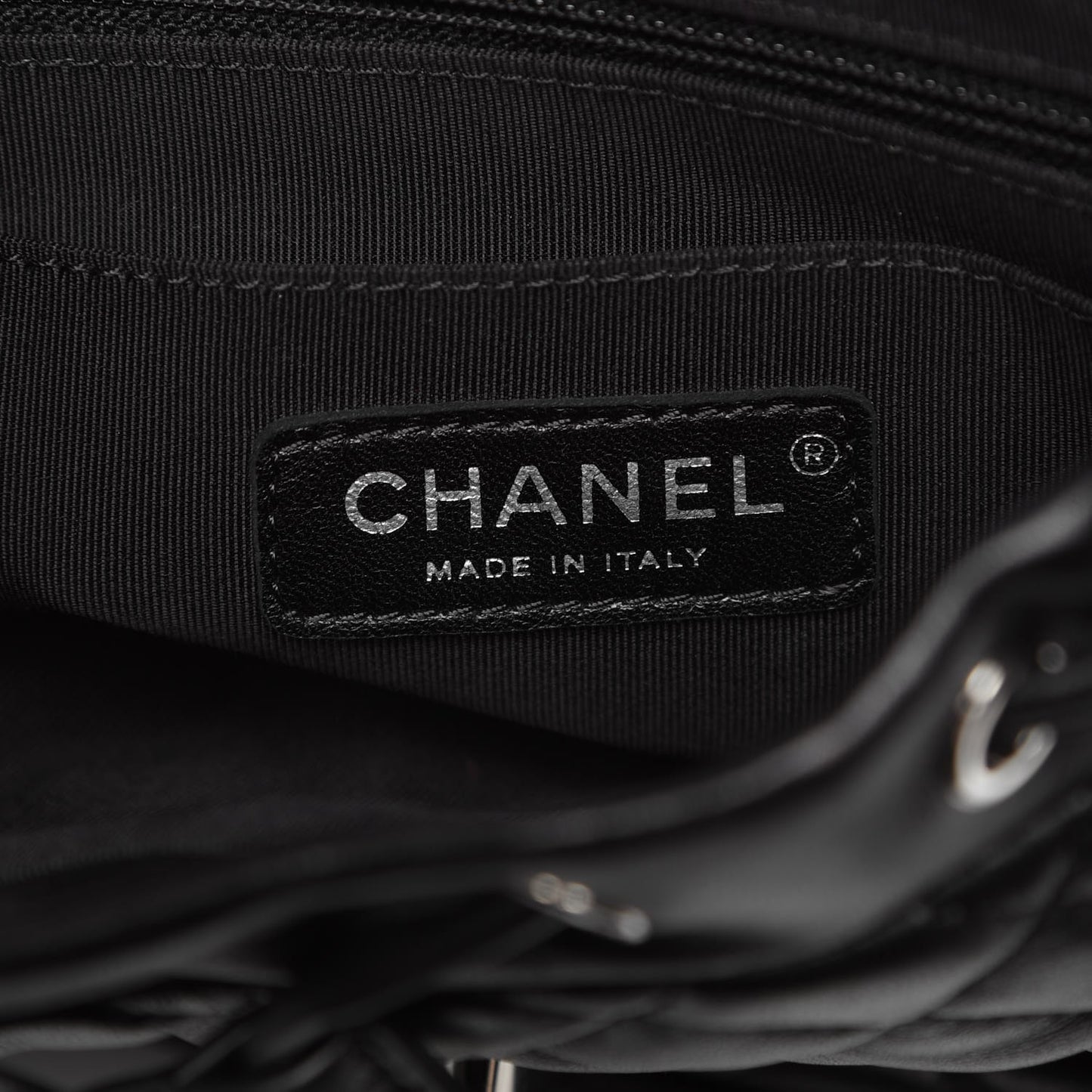 Lambskin Quilted Small Urban Spirit Backpack Black