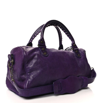 Balenciaga Chevre Classic Hardware Twiggy Eggplant 3 of 14