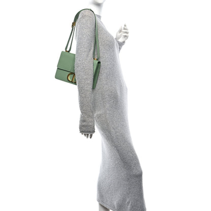 Christian Dior Smooth Calfskin 30 Montaigne Flap Bag Mint Green 2 of 10