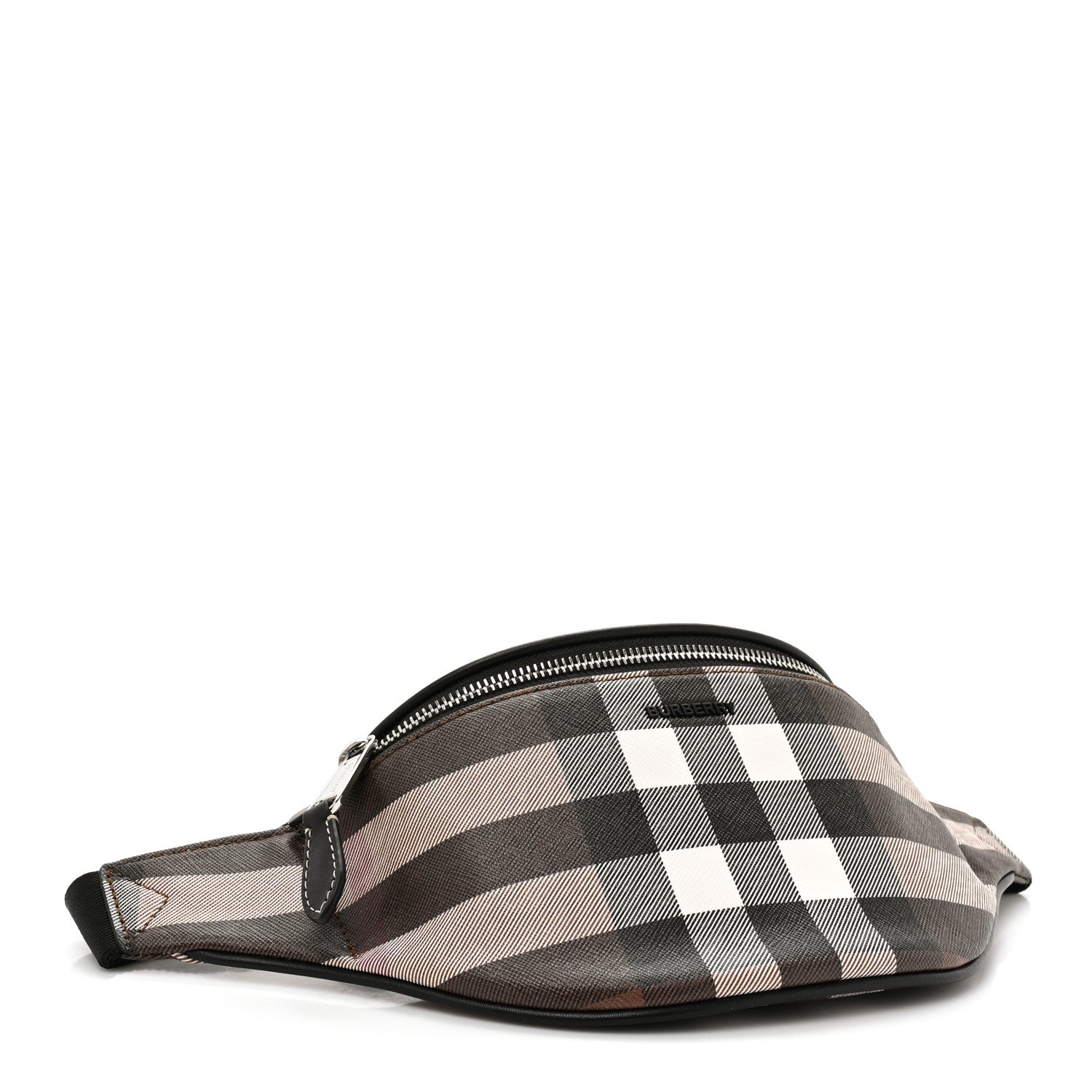 Burberry E-canvas Check Mini Cason Bum Bag Dark Birch Brown 3 of 9