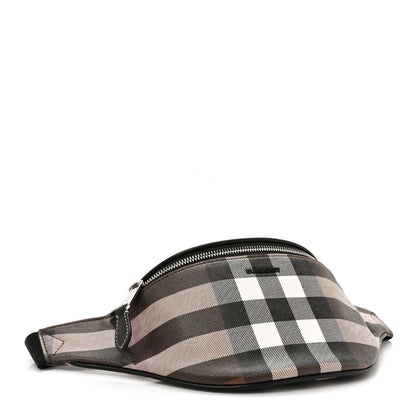 Burberry E-canvas Check Mini Cason Bum Bag Dark Birch Brown 3 of 9
