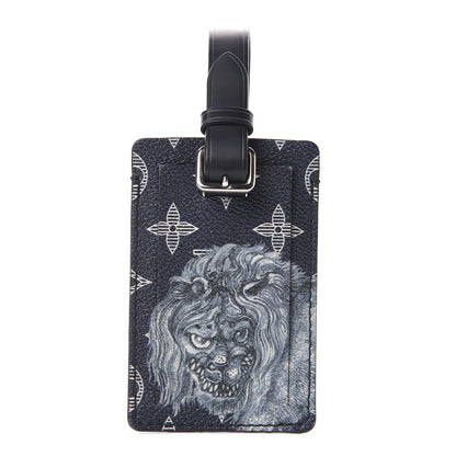 Louis Vuitton Savane Monogram Chapman Lion Luggage Tag 1 of 7
