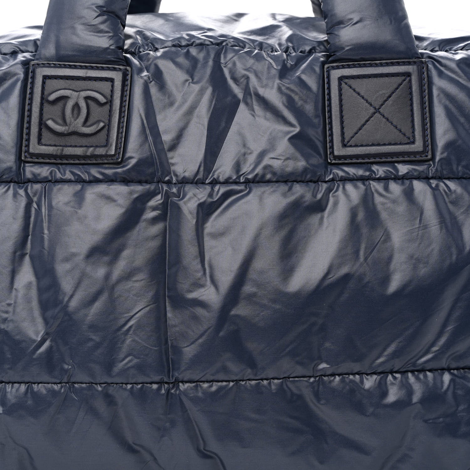 Chanel Nylon Coco Cocoon Medium Reversible Tote Navy 8 of 10