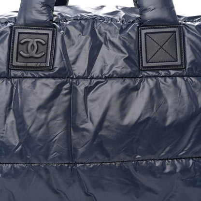 Chanel Nylon Coco Cocoon Medium Reversible Tote Navy 8 of 10