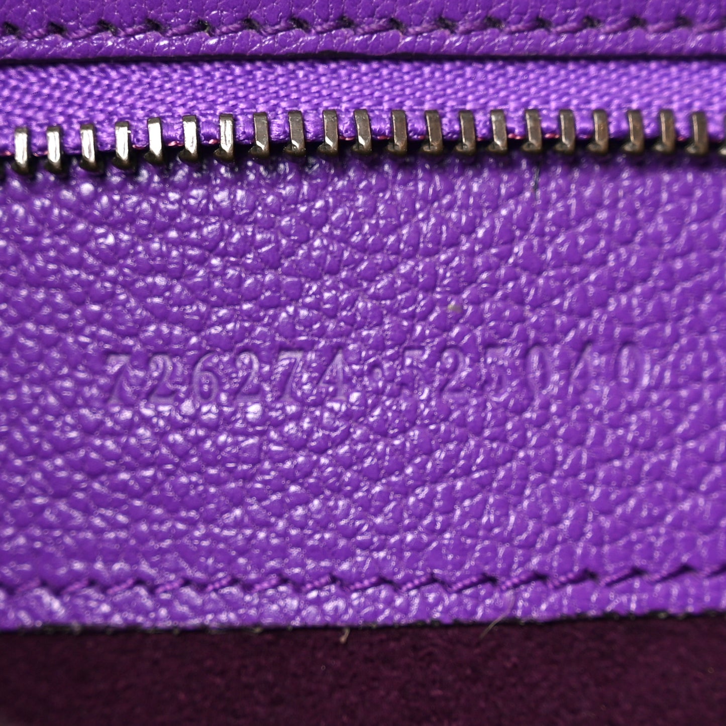 Goatskin Medium Aphrodite Shoulder Bag Shine Purple