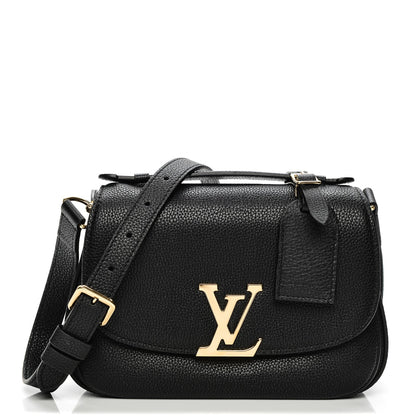 Louis Vuitton Grained Calfskin Vivienne NM Black 1 of 8