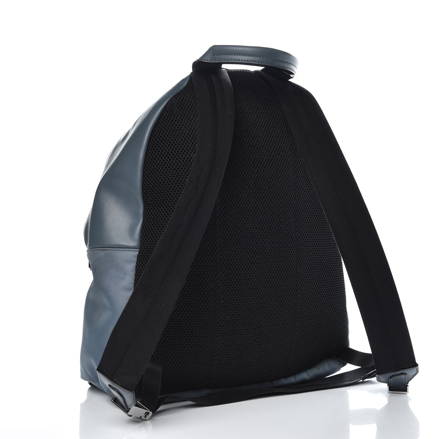 Nylon Vitello Liberty Metal Monster Eyes Rounded Backpack Tempesta