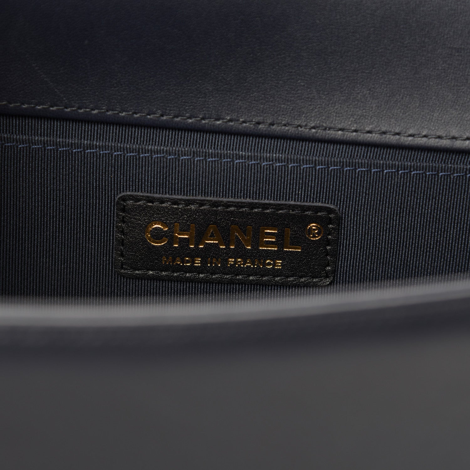 Chanel Lambskin Quilted Medium Boy Flap Dark Navy 8 of 10