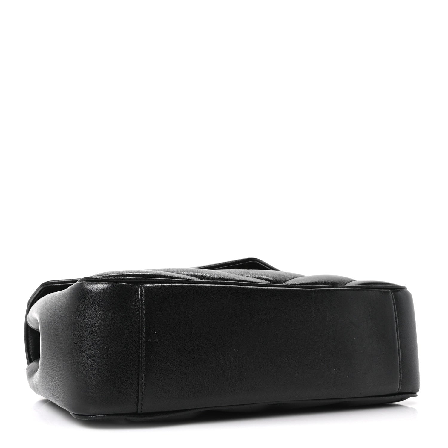 Saint Laurent Lambskin Chevron Quilted Medium Loulou Black 5 of 11