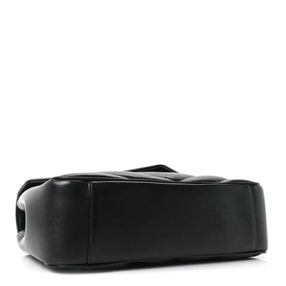 Saint Laurent Lambskin Chevron Quilted Medium Loulou Black 5 of 11