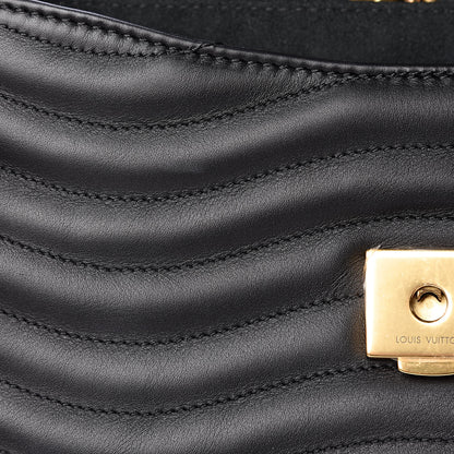 Louis Vuitton Calfskin New Wave Chain MM Black 9 of 11
