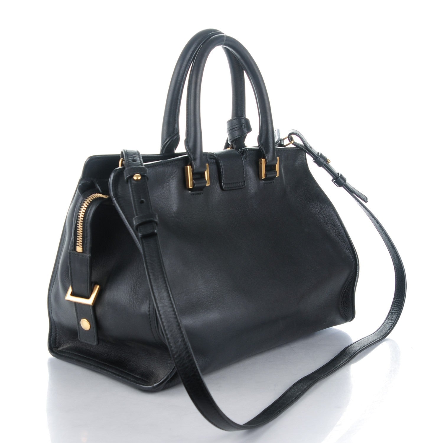 Saint Laurent Calfskin Small Classic Y Cabas Black 3 of 9