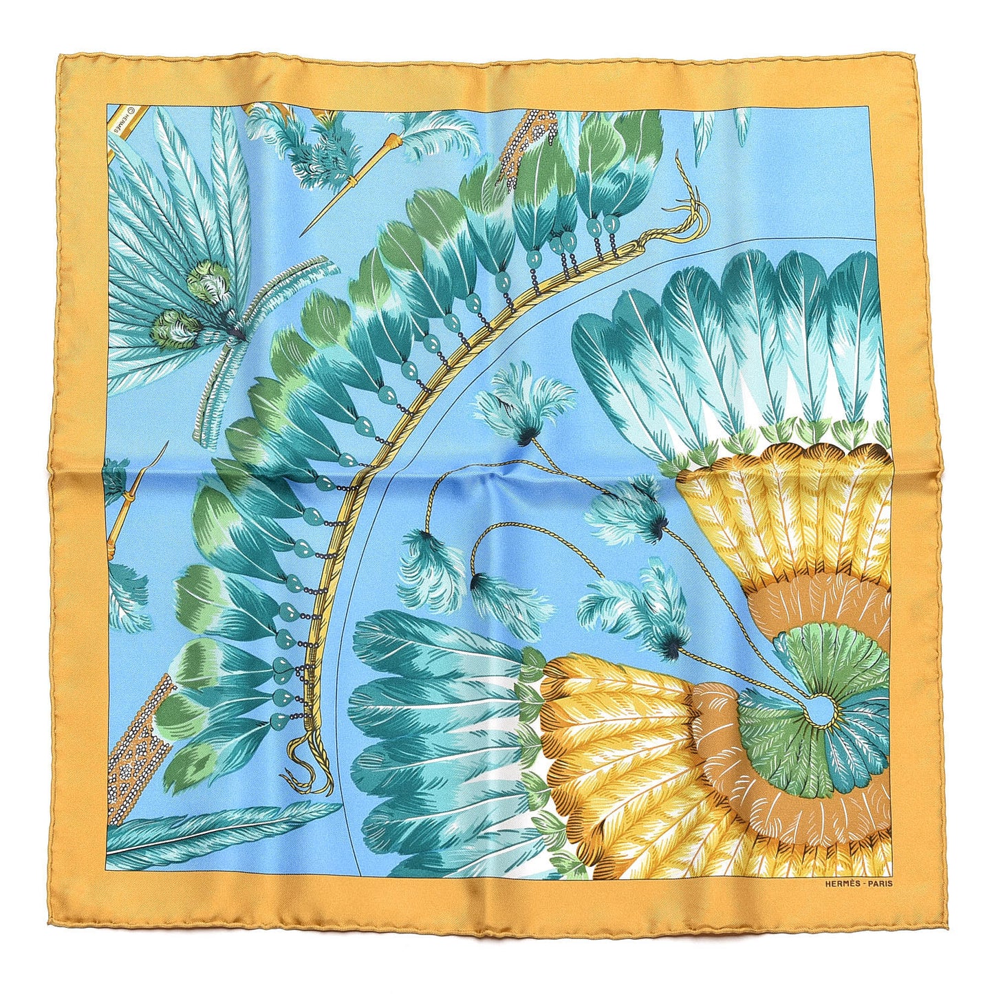 Silk Brazil Pocket Square