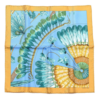 Hermes Silk Brazil Pocket Square 1 of 5