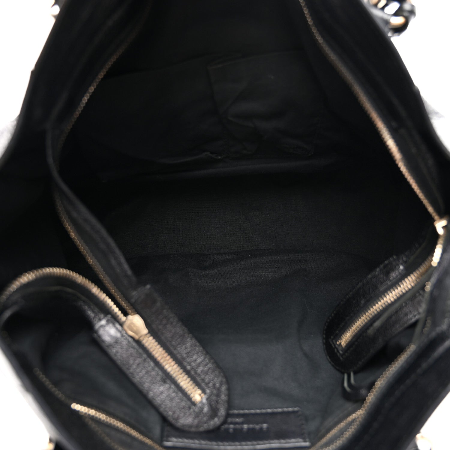 Balenciaga Chevre Gold Metallic Edge Hardware City Black 6 of 11
