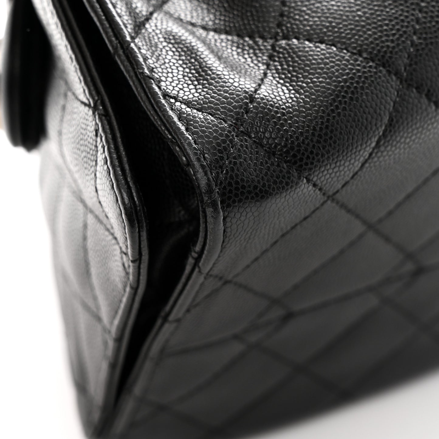 Caviar Quilted Small Chanel 25 Handbag Black