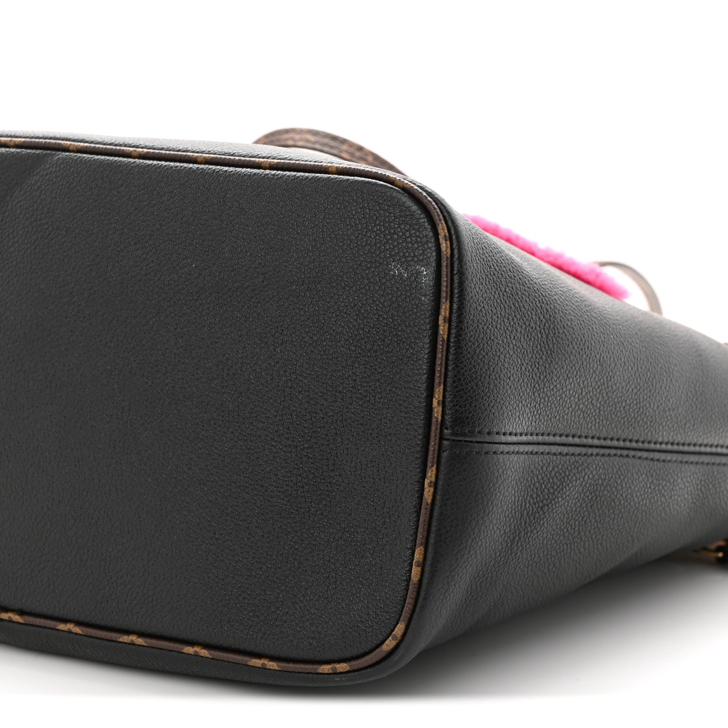 Louis Vuitton Calfskin Monogram Teddy Neverfull MM Black 20 of 21