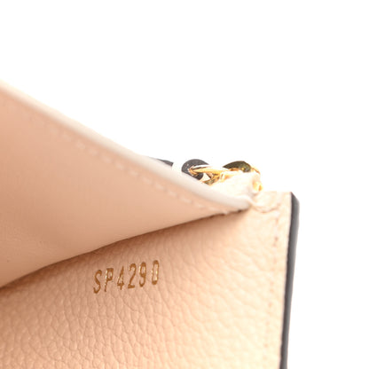 Louis Vuitton Empreinte Monogram Giant Victorine Wallet Creme Bois De Rose 7 of 8
