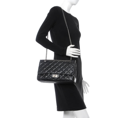 Chanel Aged Calfskin Quilted 2.55 Reissue 227 Flap Black 2 of 10