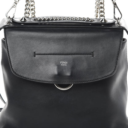 Fendi Vitello Century Opaco Large Back to School Backpack Black 7 of 17